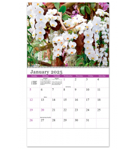 Gardens II Spiral Calendar