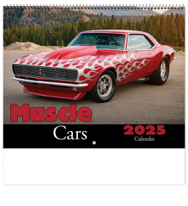 Muscle Car Spiral Calendar