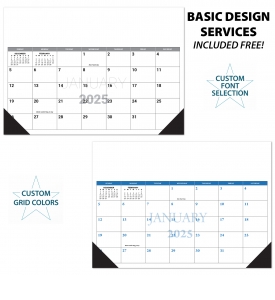 Small Desk Pad Calendar (17x12, 12-Sheet)