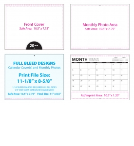 • Custom Twin-Loop Wall Calendar (11x17, 12-Month)