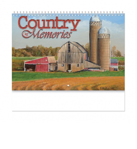 Country Memories Spiral Wall Calendar
