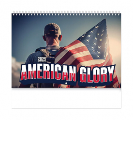 American Glory Spiral Wall Calendar