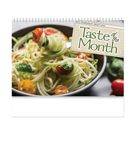 Taste of the Month Spiral Wall Calendar