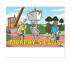 Murphy&#039;s Law Spiral Wall Calendar
