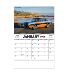 Muscle Cars Spiral Wall Calendar