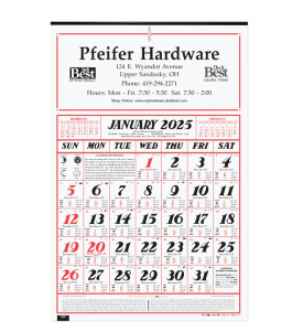 7-Sheet Almanac Calendars