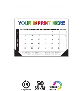 Vista Desk Pad Calendar, Classic (17x12, Color)
