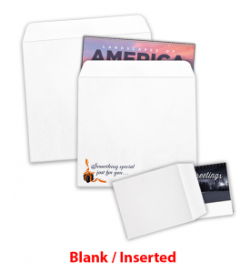 Calendar Envelope D -- BLANK / INSERTED