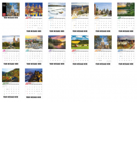 Scenes of Pennsylvania State Calendar