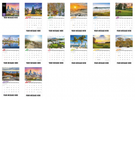 Scenes of South East USA Calendar