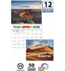 Earth Executive Spiral Calendar