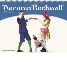 Norman Rockwell Executive Spiral Calendar