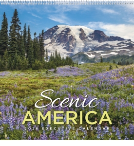 Scenic America® Executive Spiral Calendar