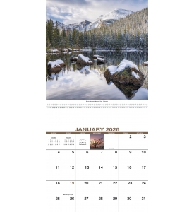 Scenic America® Executive Spiral Calendar