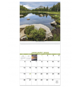 Scenic America® Executive Spiral Calendar
