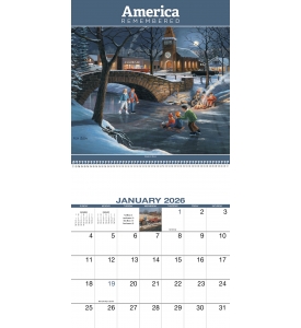 America Remembered Executive Spiral Calendar
