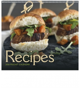 Recipe Pocket Wall Calendar