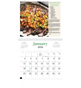 Recipe Pocket Wall Calendar