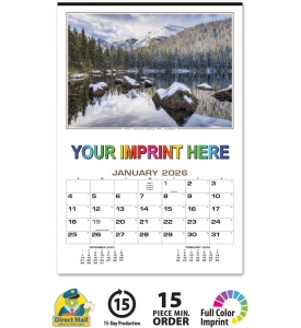 Our Beautiful America 12-Sheet Executive Calendar