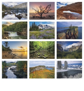 Our Beautiful America 12-Sheet Executive Calendar