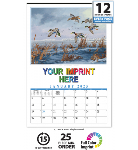 Maass Wildfowl® 12-Sheet Executive Calendar
