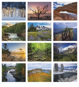 Scenic America Spiral Calendar