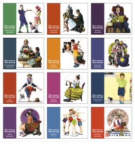 Norman Rockwell Wonderful World Calendar