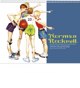 Norman Rockwell Wonderful World Spiral Calendar