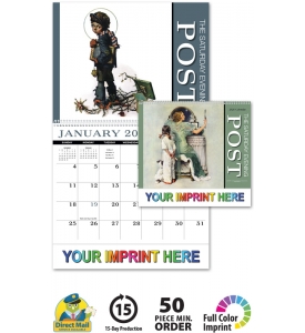 The Saturday Evening Post II Spiral Calendar