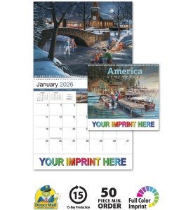 America Remembered Spiral Calendar
