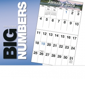 Big Numbers Appointment Calendar