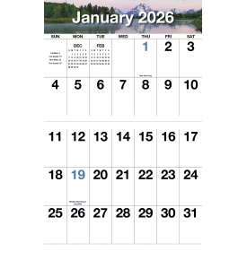 Big Numbers Appointment Calendar