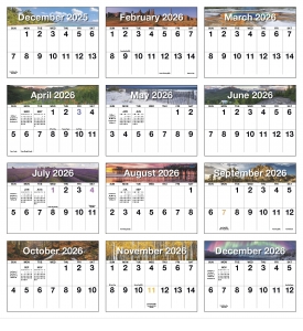 Big Numbers Appointment Calendar