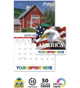 Patriotic America Calendar