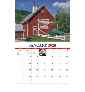 Patriotic America Calendar