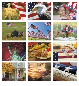 Patriotic America Calendar