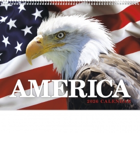 Patriotic America Spiral Calendar