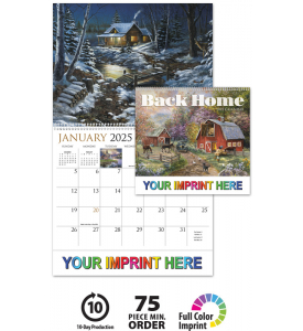 Back Home Spiral Calendar