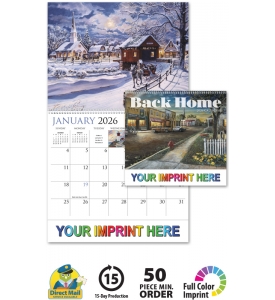 Back Home Spiral Calendar