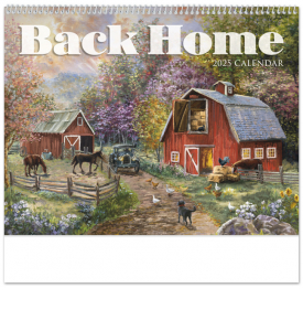 Back Home Spiral Calendar