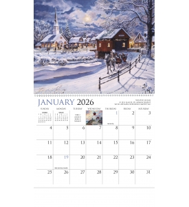 Back Home Spiral Calendar