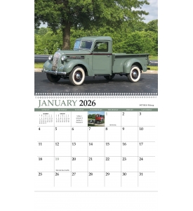 Classic Trucks Spiral Calendar