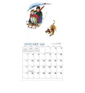 Norman Rockwell Mini Calendar