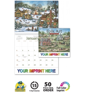 Folk Art by Bonnie White Calendar