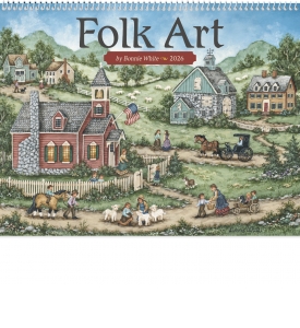 Folk Art by Bonnie White Calendar