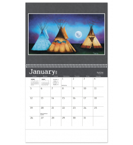 Native American Art Calendar
