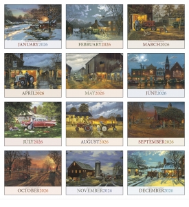 Country Memories by David Barnhouse Calendar