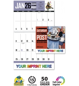 The Saturday Evening Post Big Block Memo Calendar