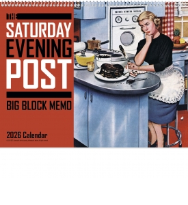 The Saturday Evening Post Big Block Memo Calendar