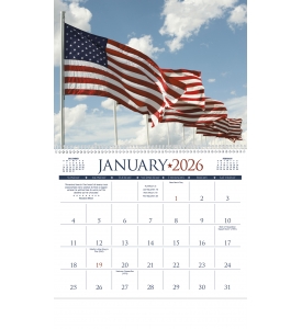 I Love America Calendar